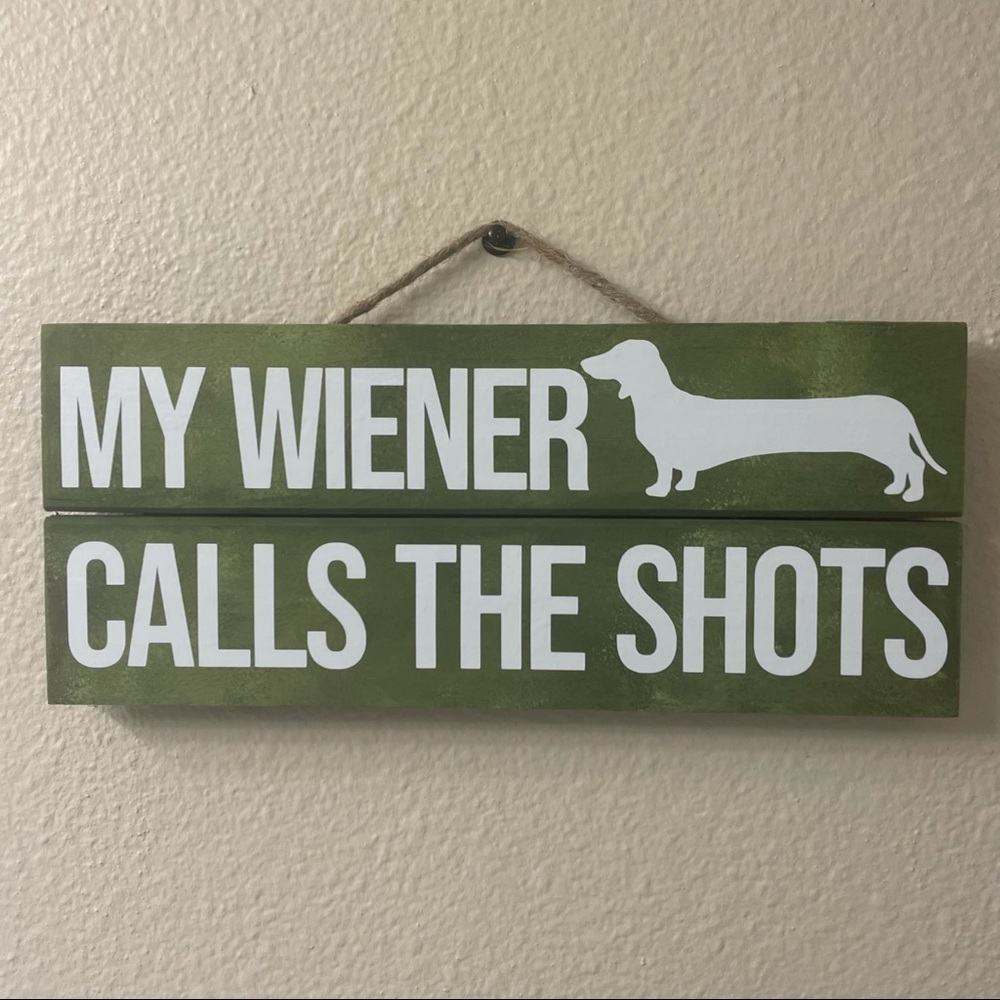 Farmhouse Dachshund Wiener Dog Gift Wall Art